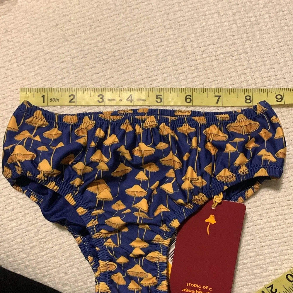 AGUA BENDITA Ella Navy Baby Bloomer Size 9-12 Months NWT